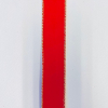 Rött sammetsband med guldkant