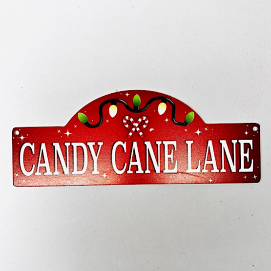 Dekorskylt Candy Cane Lane