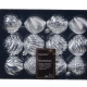 Julkulor silver med mönster 12 pack