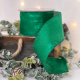 Dekorationsband jul grön lamé