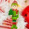 Elf med gröna kläder till julgran