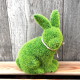 Kanin i gräs med rosett ljusgrön Vänste