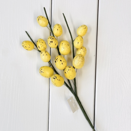 Kvist med ägg - gul