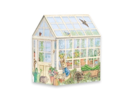 Plåtburk Peter Rabbit växthus