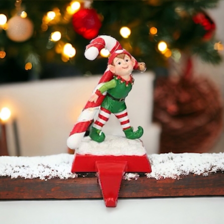 Hängare till julstrumpa Elf