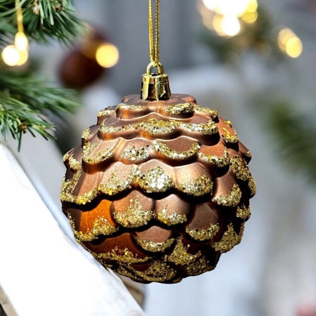 Julkula brun rund kotte