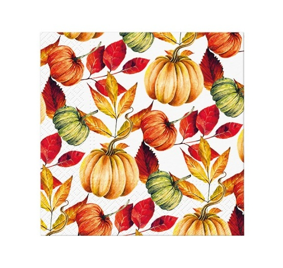 Servett Pumpkin Pattern