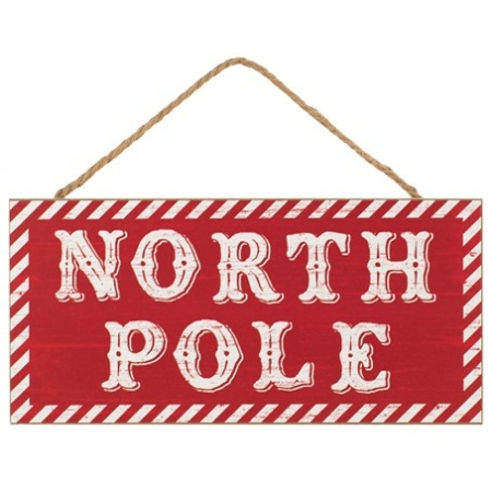 Dekorskylt North Pole