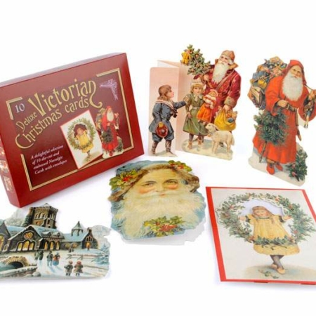 Julkort Victorian Christmas Box