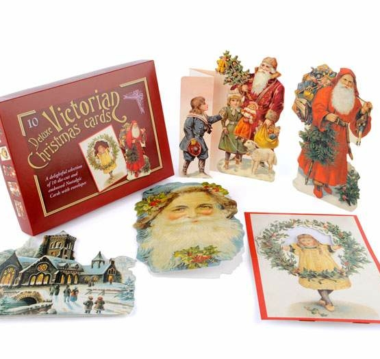 Julkort Victorian Christmas Box