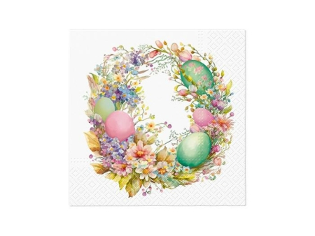 Servett Easter Wreath