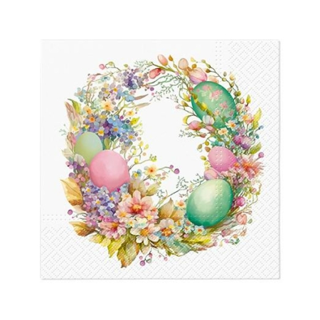 Servett Easter Wreath