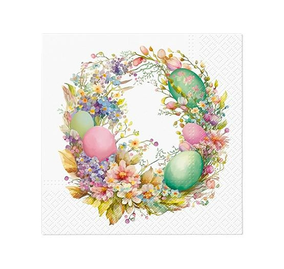 Servett Easter Wreath