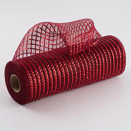Dekorations Mesh – Burgundy
