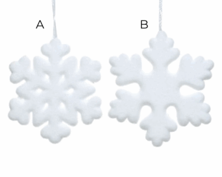 Julgranshänge stor snöflinga