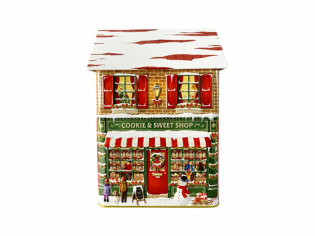 Plåtburk Townhouse vinter cookie & sweet