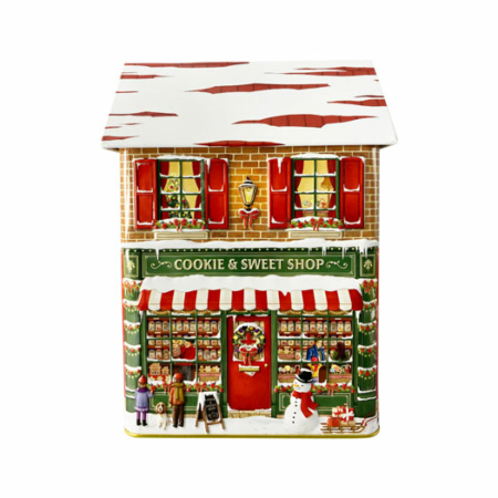 Plåtburk Townhouse vinter cookie & sweet