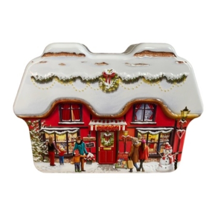 Plåtburk Cottage Winter Sweetshop