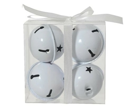 Vita bjällror 4-pack