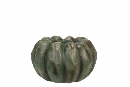Ljuslykta grön pumpa