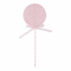 Dekorationsklubba rosa 42 cm