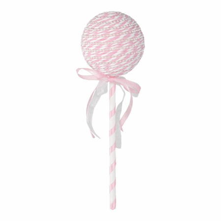 Dekorationsklubba rosa 25 cm