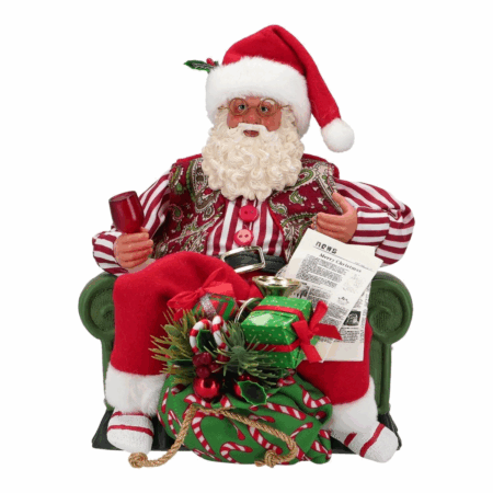 Jultomte i fåtölj