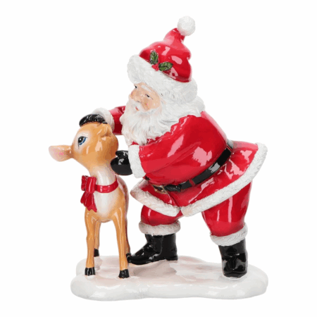 Jultomte med rådjur