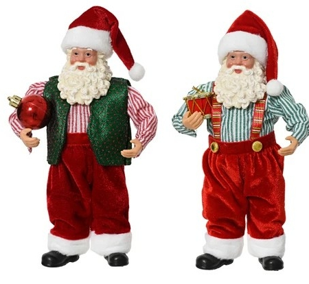 Jultomte med randig skjorta