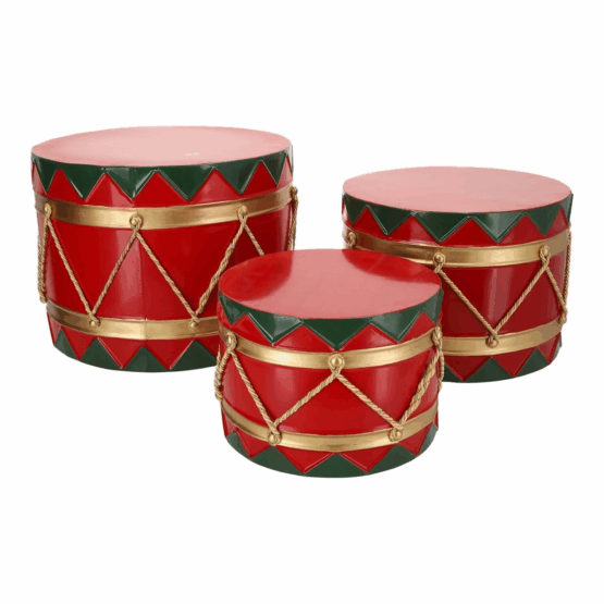 Jultrumma plåt röd