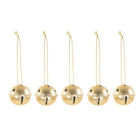 Jullgranshänge bjällror 5-pack