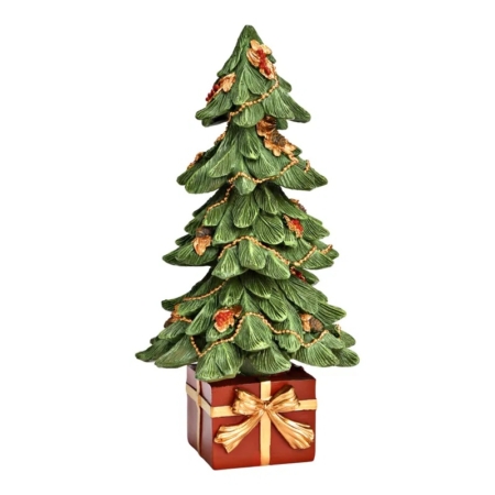 Julgran med paketfot