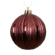 Julkulor räfflade burgundy