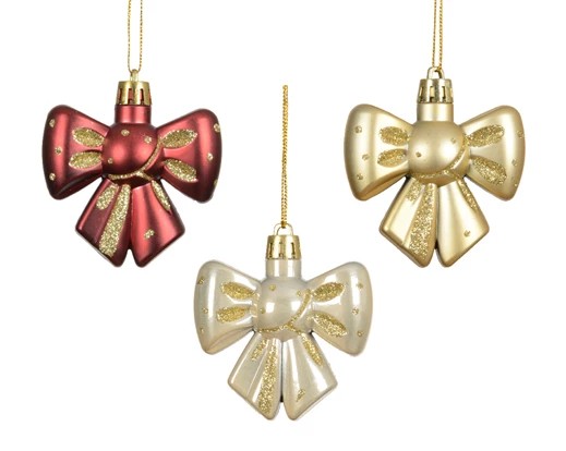 Julgranshänge liten rosett 2-pack