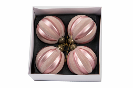 Glaskula velvet rose 4-pack