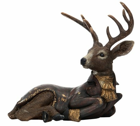 Stor hjort med kråskrage