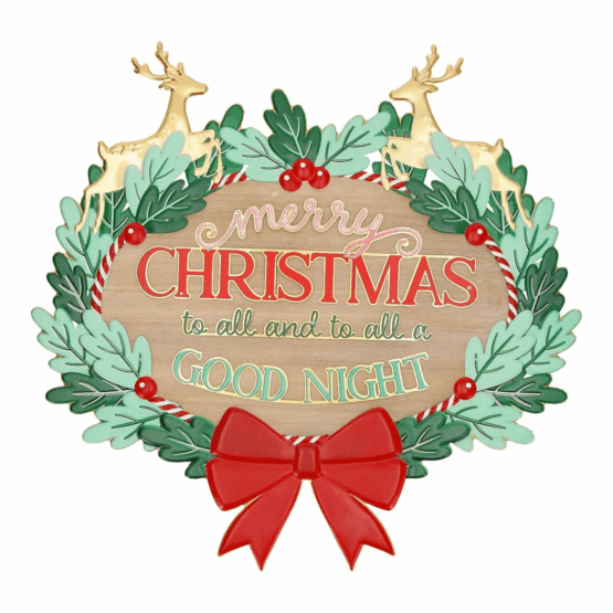 Stor dekorskylt Merry Christmas