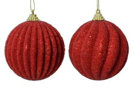 Julkula röd med glitter