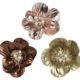 Julblomma metallic med klips