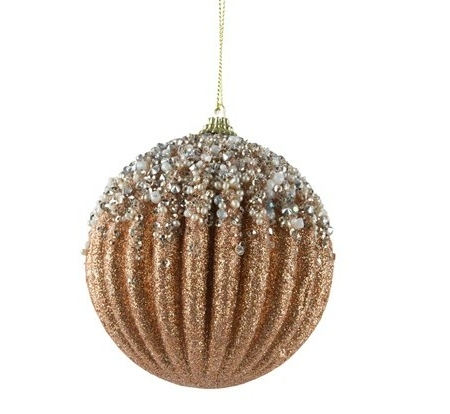 Julkula brons med pärlor