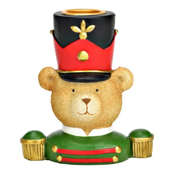 Ljusstake nötknäpparbjörn