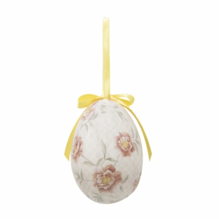 Ägghänge med blommor rosa