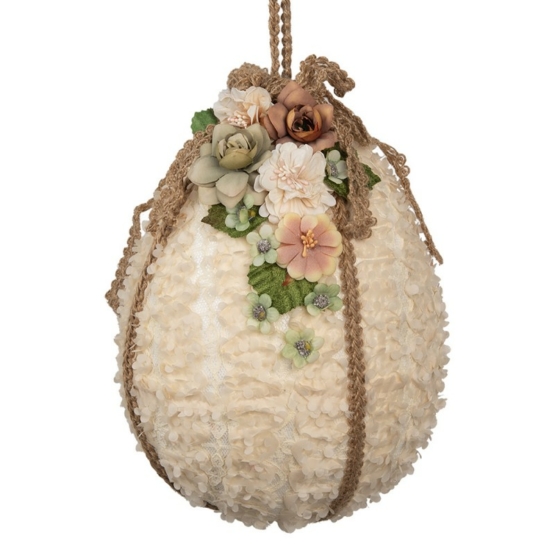 Stort ägghänge i textil