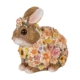 Kanin med blommor