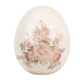 Keramikägg med blommotiv