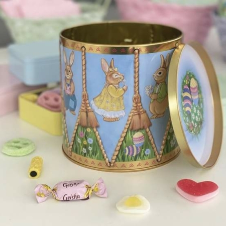 Plåtburk påsktrumma