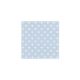 Kaffeservett ljusblå med prickar