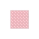 Kaffeservett rosa med prickar