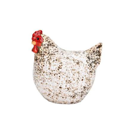 Höna i keramik 9,8 cm