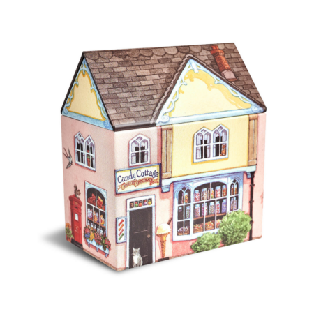 Plåtburk Hus Sweet Shop Liten